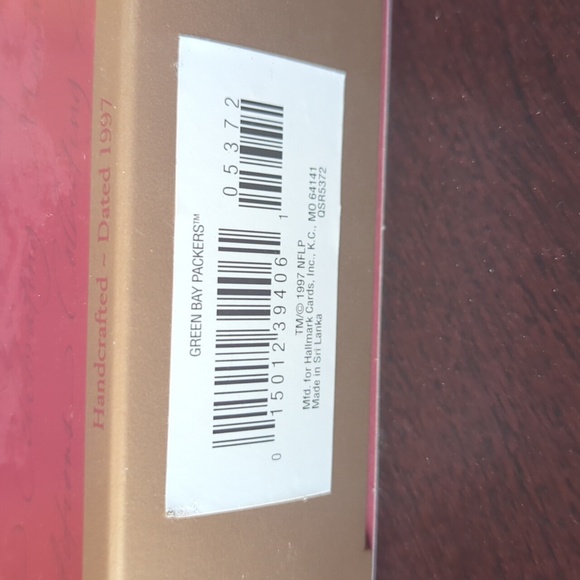 Hallmark Keepsake Ornament NFL Collection Green Bay Packers NOS 1997 - Picture 2 of 7